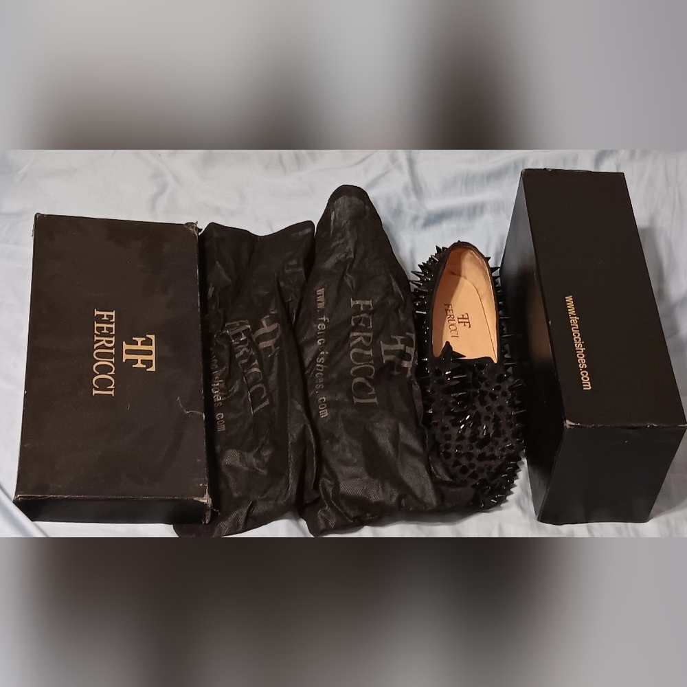 Ferucci Men Spike Loafers